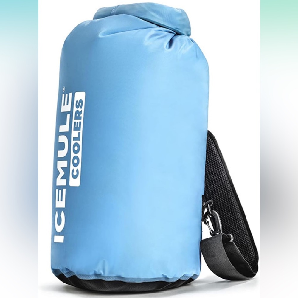 ICEMULE Classic Collapsible Sling Strap Cooler – Hands Free, 100% Waterproof
